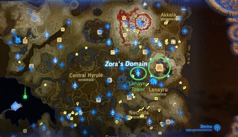 village locations botw|Zelda: Breath of the Wild Village Location Map For.